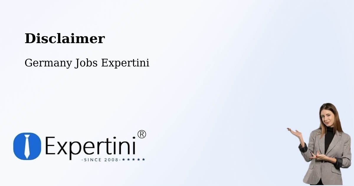 Disclaimer – Neuenhagen - Germany Jobs Expertini