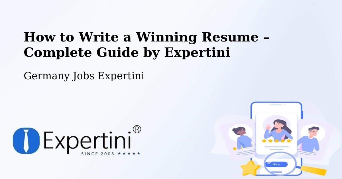 Resume Writing Guide for Job Seekers – Neuenhagen - Neuenhagen, Germany Jobs Expertini